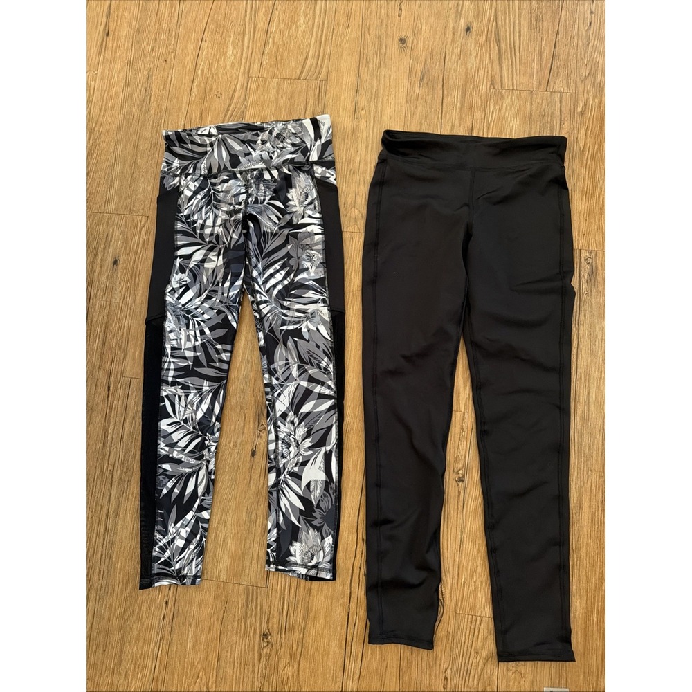 old navy activewear Go Dry leggings Youth Size Xl Or Women's Size Small Black